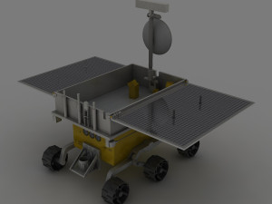 lunar rover 3D 模型