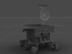 lunar rover 3D 模型