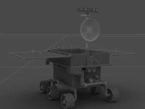lunar rover 3D Model