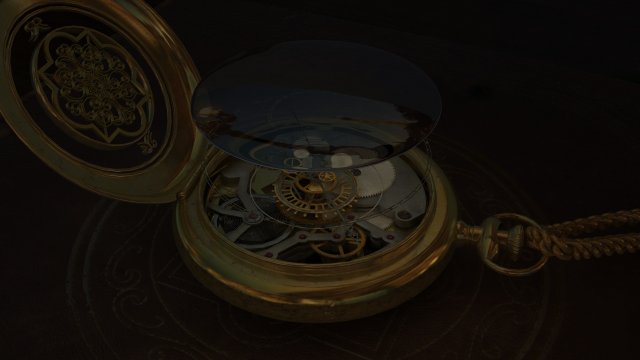pocket watch Model 3D .c4d .max .obj .3ds .fbx .stl .blend 