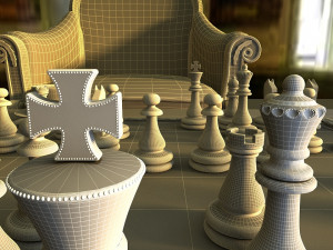 international chess 3D Model