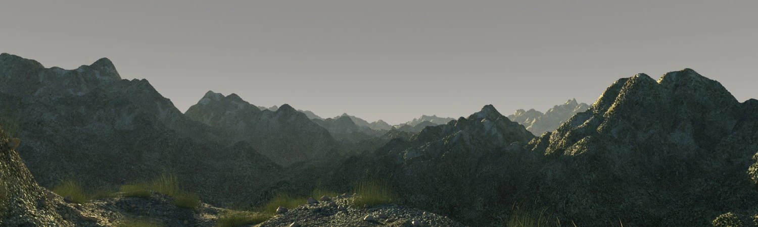 mountain 3D Model .c4d .max .obj .3ds .fbx .stl .blend 