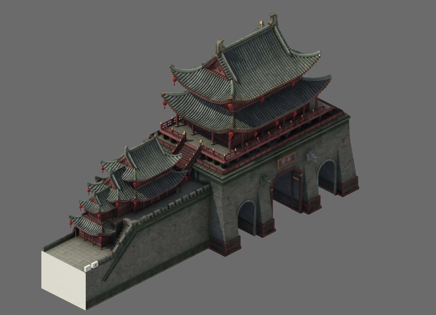 Gate 3d model