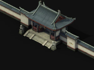 고대 건축물 3D 모델