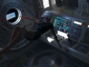 space capsule Modelo 3D