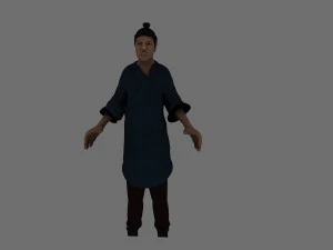 contadino Modello 3D