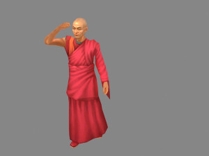 monk 3D Модель