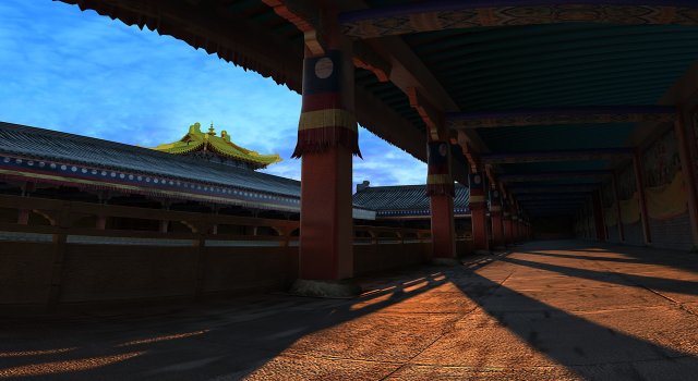 temple Modelo 3D .c4d .max .obj .3ds .fbx .stl .blend 