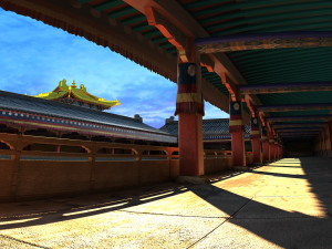 temple Modelo 3D
