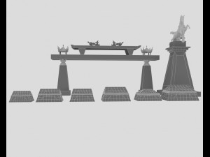 tibetan architecture 3D 模型