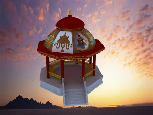 tibetan architecture 3D Model