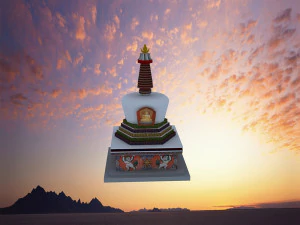 tibetan architecture 3D Model