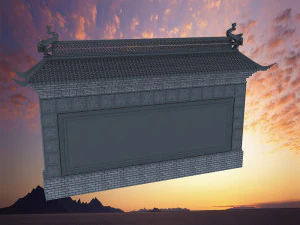 tibetan architecture 3D Model