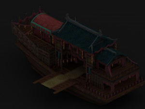 ancient ship Modèle 3D