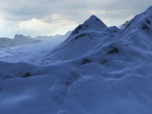 snow mountain 3D Model
