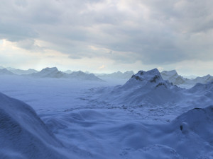 snow mountain 3D मॉडल