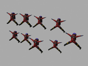 mountaineering team 3D Model