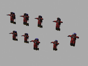 mountaineering team 3D Model