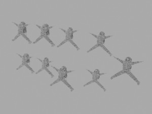 mountaineering team 3D Model