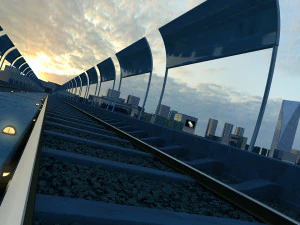 railway 3D Model