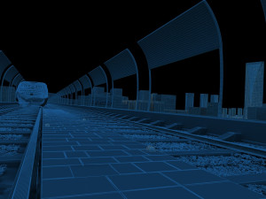 railway 3D Model