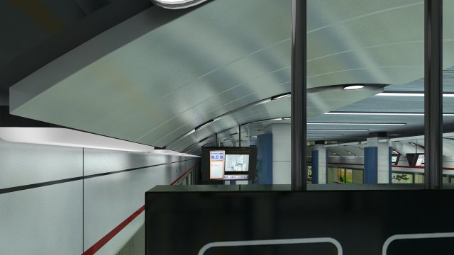 subway station Modelo 3D .c4d .max .obj .3ds .fbx .stl .blend 