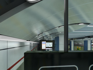 subway station Modelo 3D