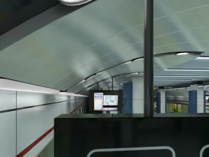 subway station 3D Model