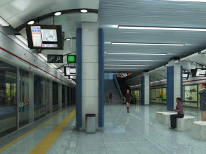 subway station 3D Model