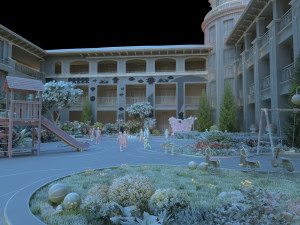 kindergarten 3D 模型