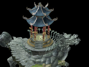 feixian pavilion 3D मॉडल