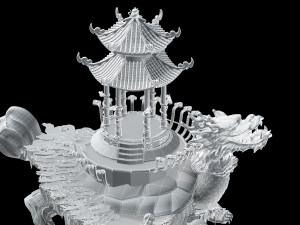 feixian pavilion 3D मॉडल