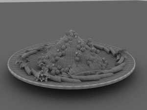 kung pao chicken 3D-Modell
