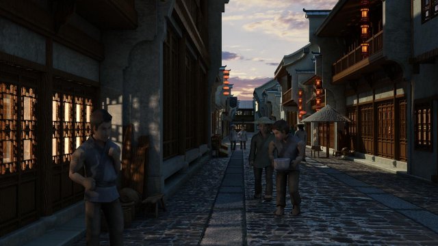 ancient street Modèle 3D .c4d .max .obj .3ds .fbx .stl .blend 