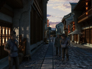 ancient street Modelo 3D