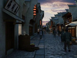 ancient street 3D Model
