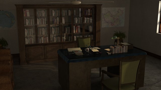 study 3D Model .c4d .max .obj .3ds .fbx .stl .blend 