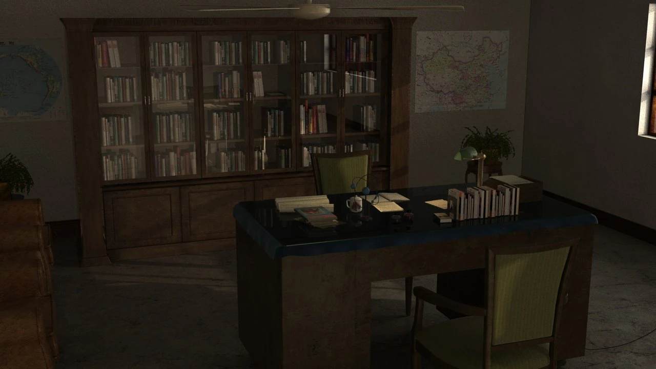 study 3D Model .c4d .max .obj .3ds .fbx .stl .blend 