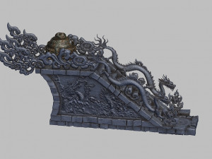ancient tomb building Model 3D