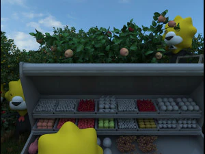 fruit stand 3D Model