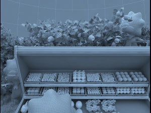 fruit stand 3D Model