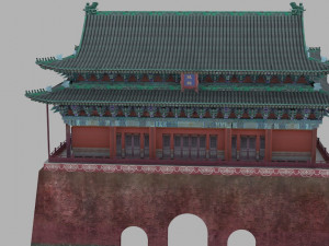 drum tower 3Dモデル