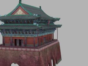 drum tower 3D-Modell