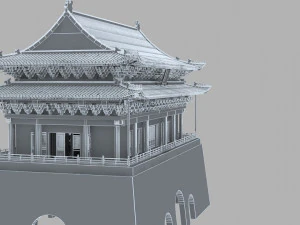 drum tower 3D Model