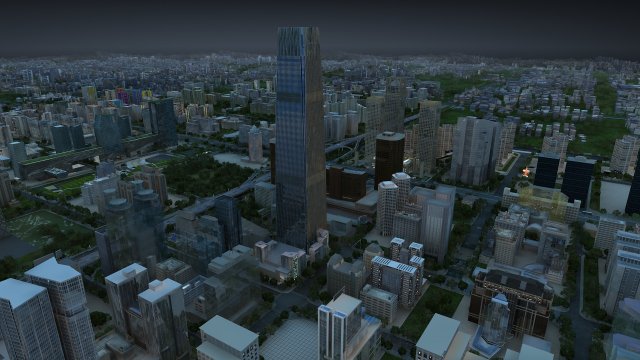 beijing international trade 3D Модель .c4d .max .obj .3ds .fbx .stl .blend 