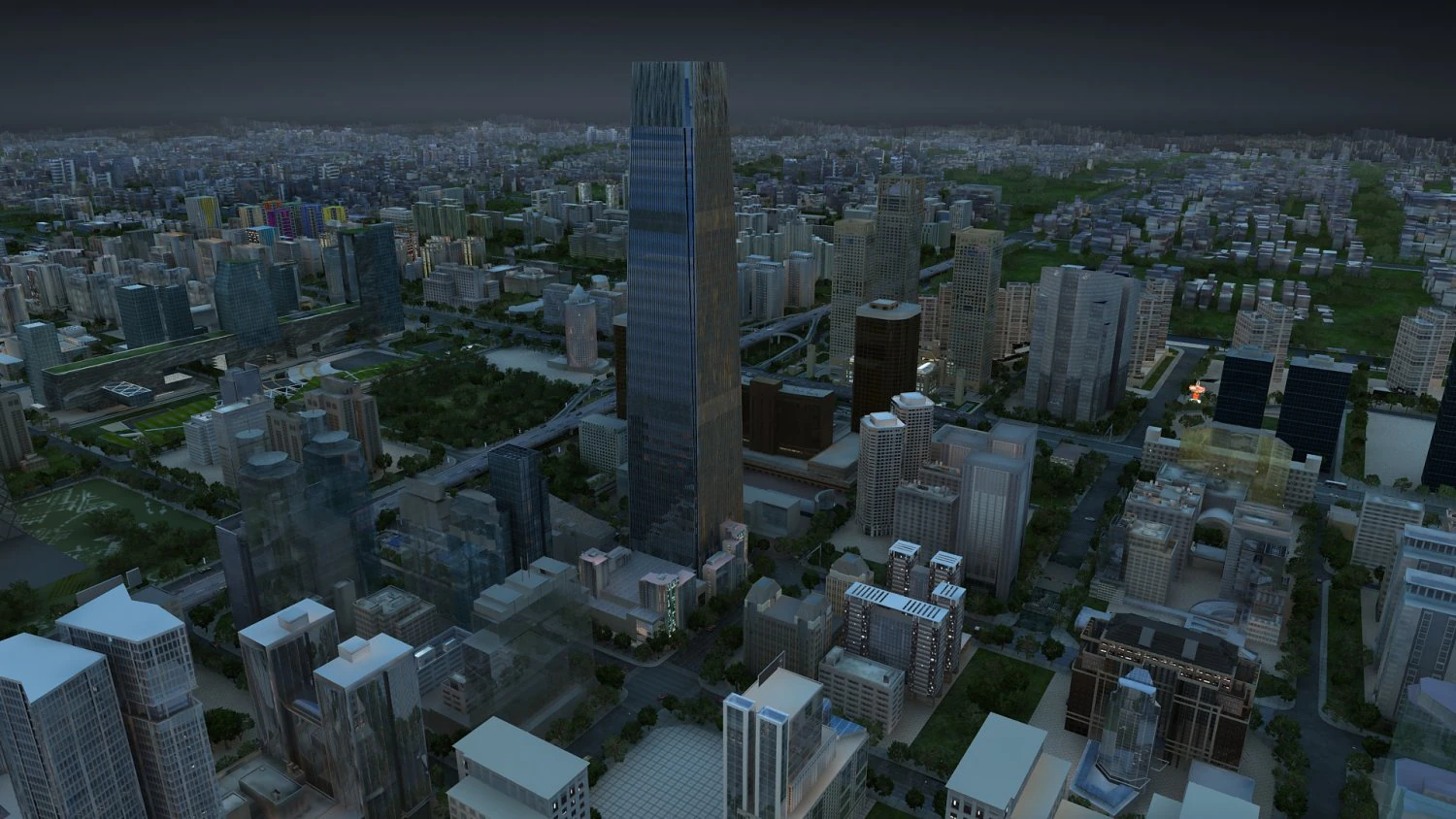 beijing international trade 3D Model .c4d .max .obj .3ds .fbx .stl .blend 