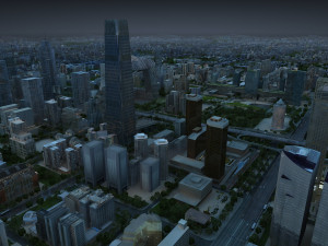 beijing international trade 3D Модель