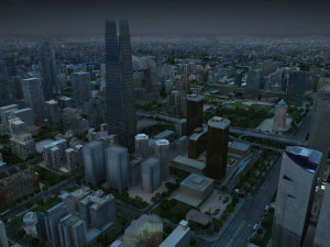 beijing international trade 3D Model