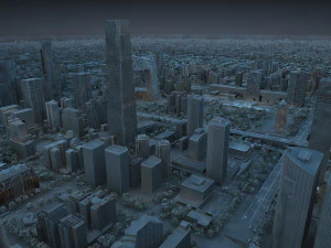 beijing international trade 3D Model