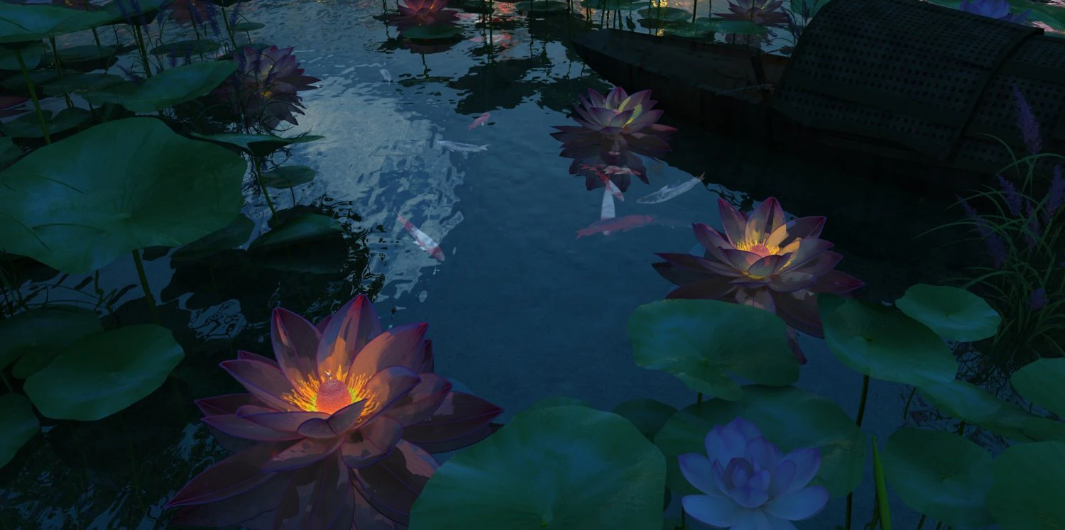 lotus 3D Model .c4d .max .obj .3ds .fbx .stl .blend 